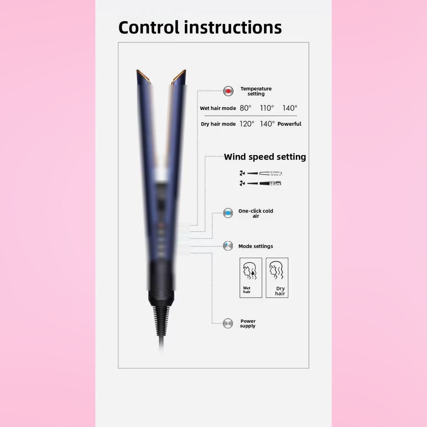 2-in-1 Air Hair Dryer & Straightener