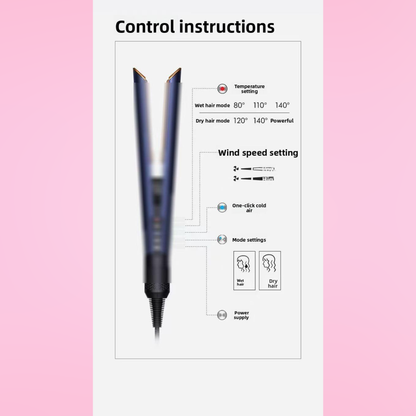 2-in-1 Air Hair Dryer & Straightener